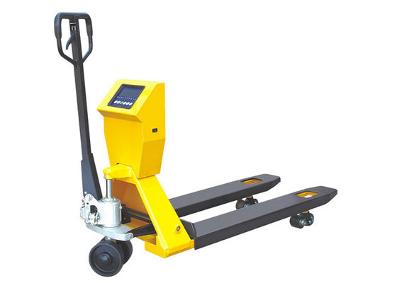 qualità  Warehousing Mobile Pallet Truck With Scale High Strength Frame 1150mm​ Fork Length fabbrica